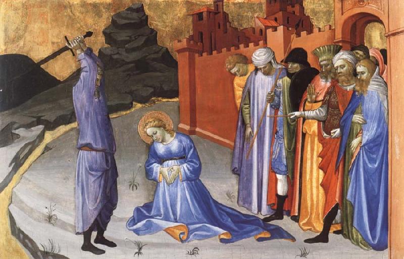 Gherardo Starnina The Beheading of Saint Catherine France oil painting art